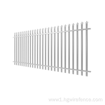 galvanized and powder coated palisade fencing